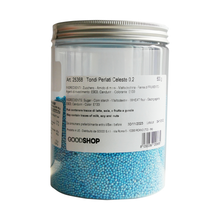 Carica l'immagine nel visualizzatore di Gallery, Tondi perlati Celeste 0,2 mm (500 GR) - GoodShop