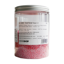 Cargar imagen en el visor de la galería, Tondi perlati Rosso 0,2 mm (500 GR) - GoodShop