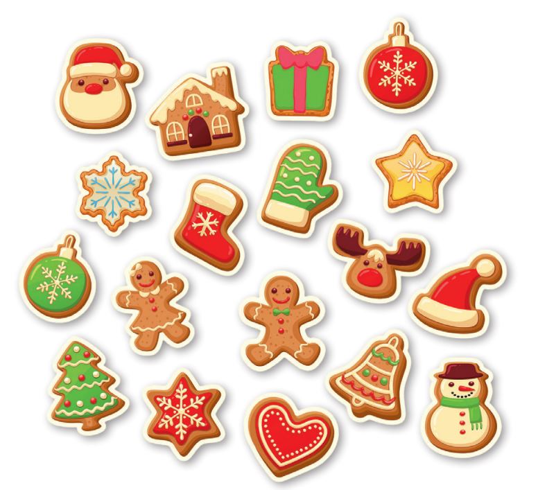 Assortimento Natale - cialdine di zucchero (pz 100)