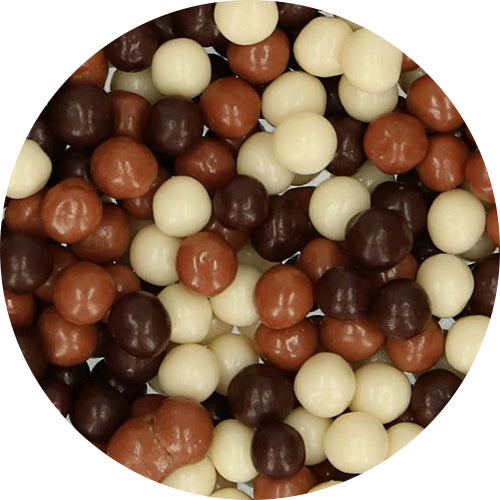 Wafer Balls Tricolore al Cioccolato (1 KG) - GoodShop